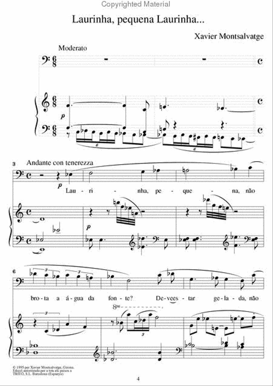 Àries de Joào, de l’òpera Babel 46 Baritone Voice scores gallery preview page 2