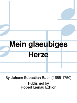Book cover for Mein glaeubiges Herze