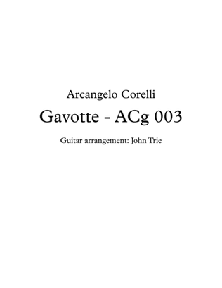 Gavotte - ACg003 tab