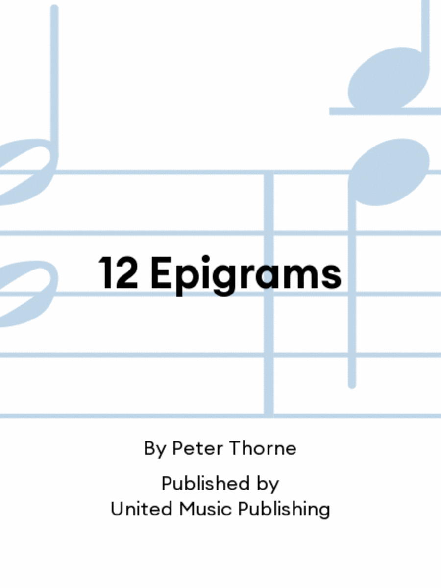 12 Epigrams