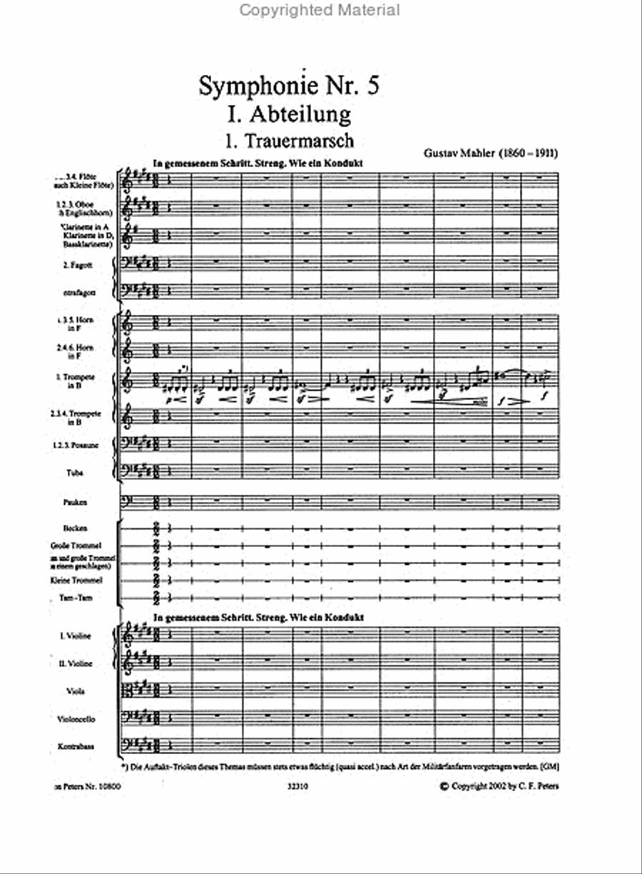 Symphony No. 5 String Orchestra scores gallery preview page 2