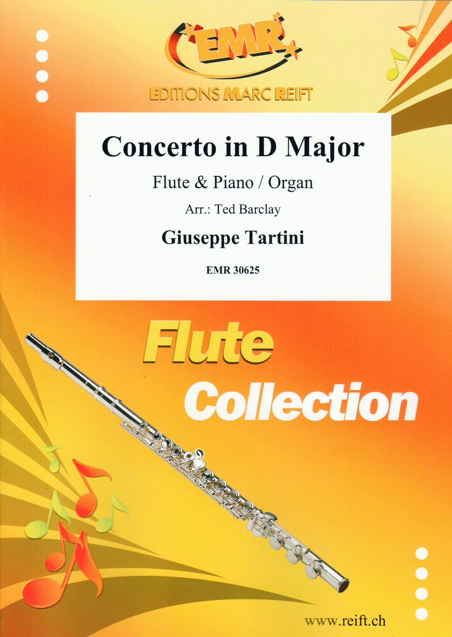 Concerto in D Major Flute Solo scores gallery preview page 1