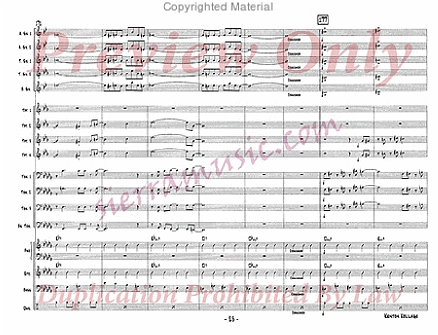 Kenton Kollage Big Band scores gallery preview page 24