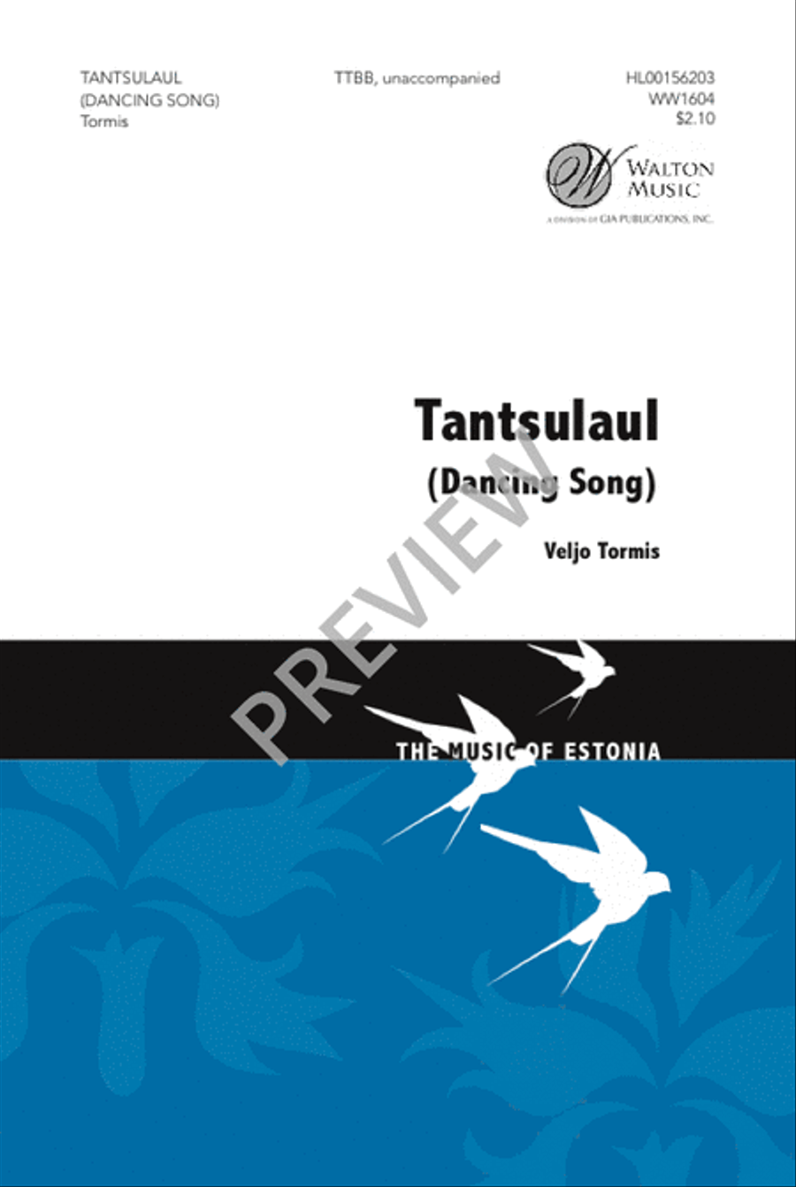 Tantsulaul Tantsulaul TTBB scores gallery preview page 2
