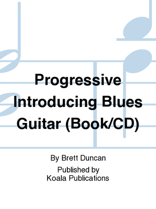 Book cover for Progressive Introducing Blues Guitar (Book/CD)