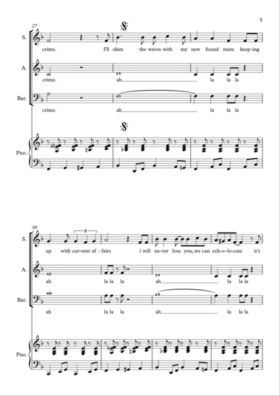 Orca from Majorca Orca from Majorca 3-Part scores gallery preview page 5