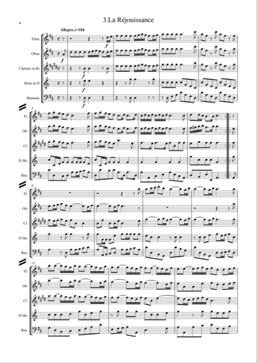 Handel: 4 Movements from 