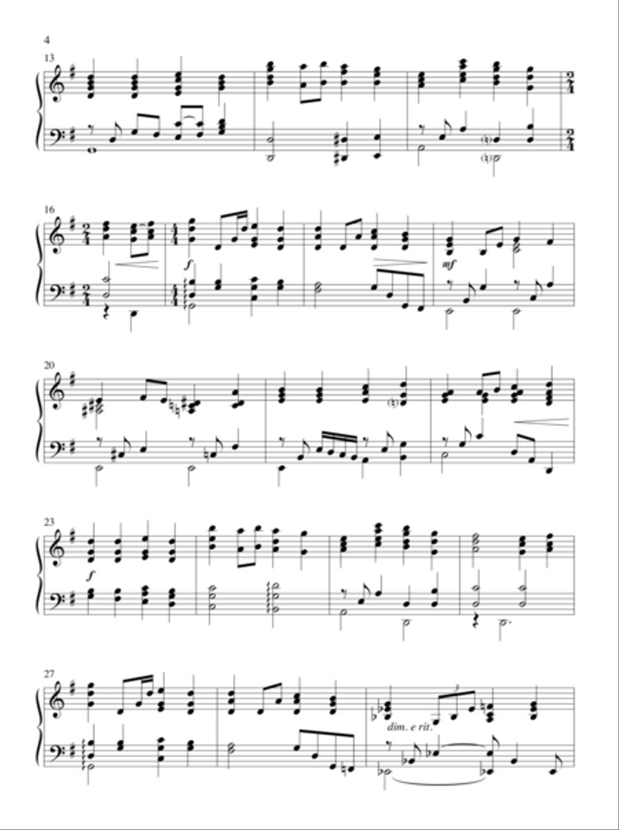 The King of Love Piano Solo scores gallery preview page 3