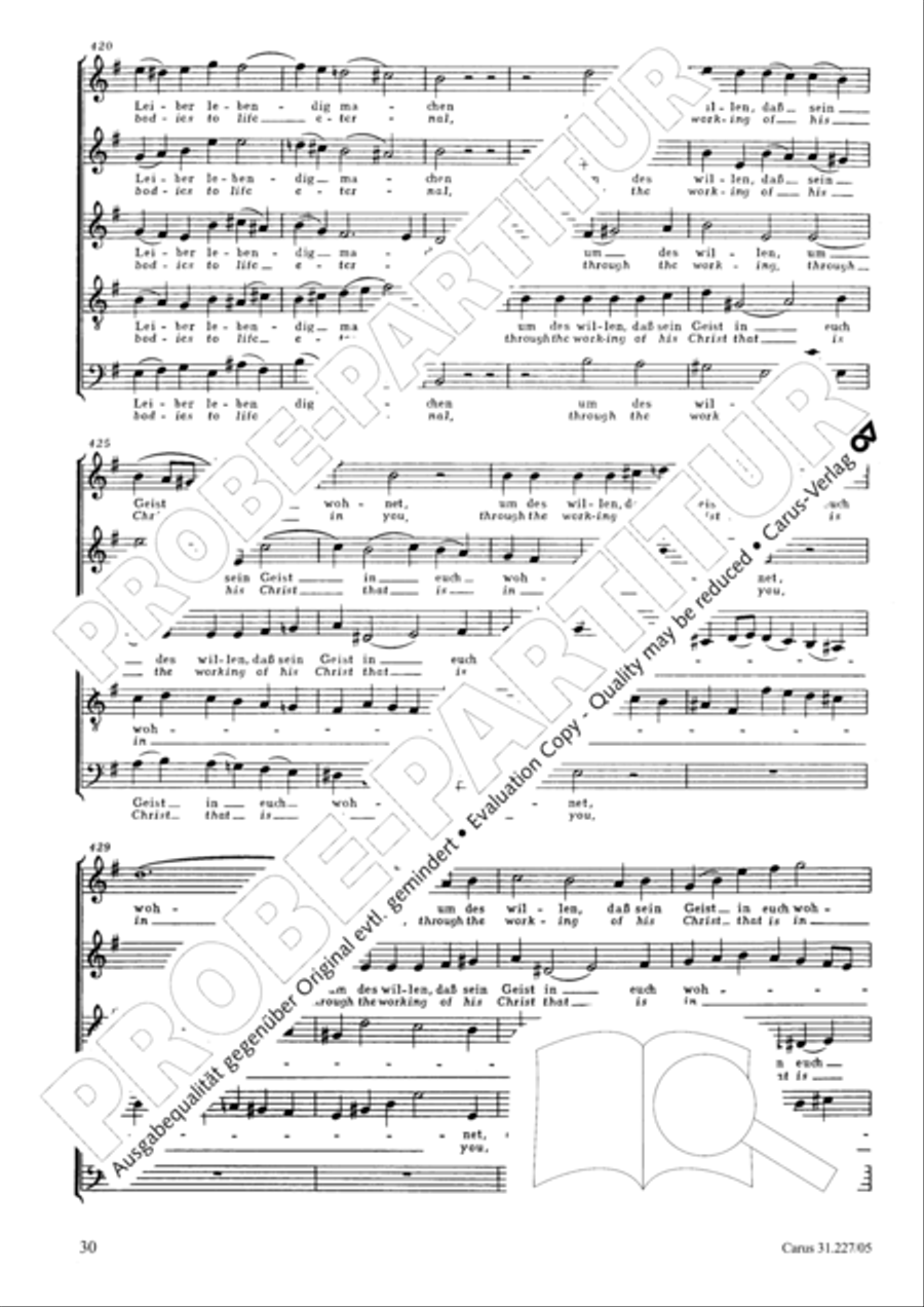 Jesu, my salvation (Jesu, thou my pleasure) SSATB scores gallery preview page 31
