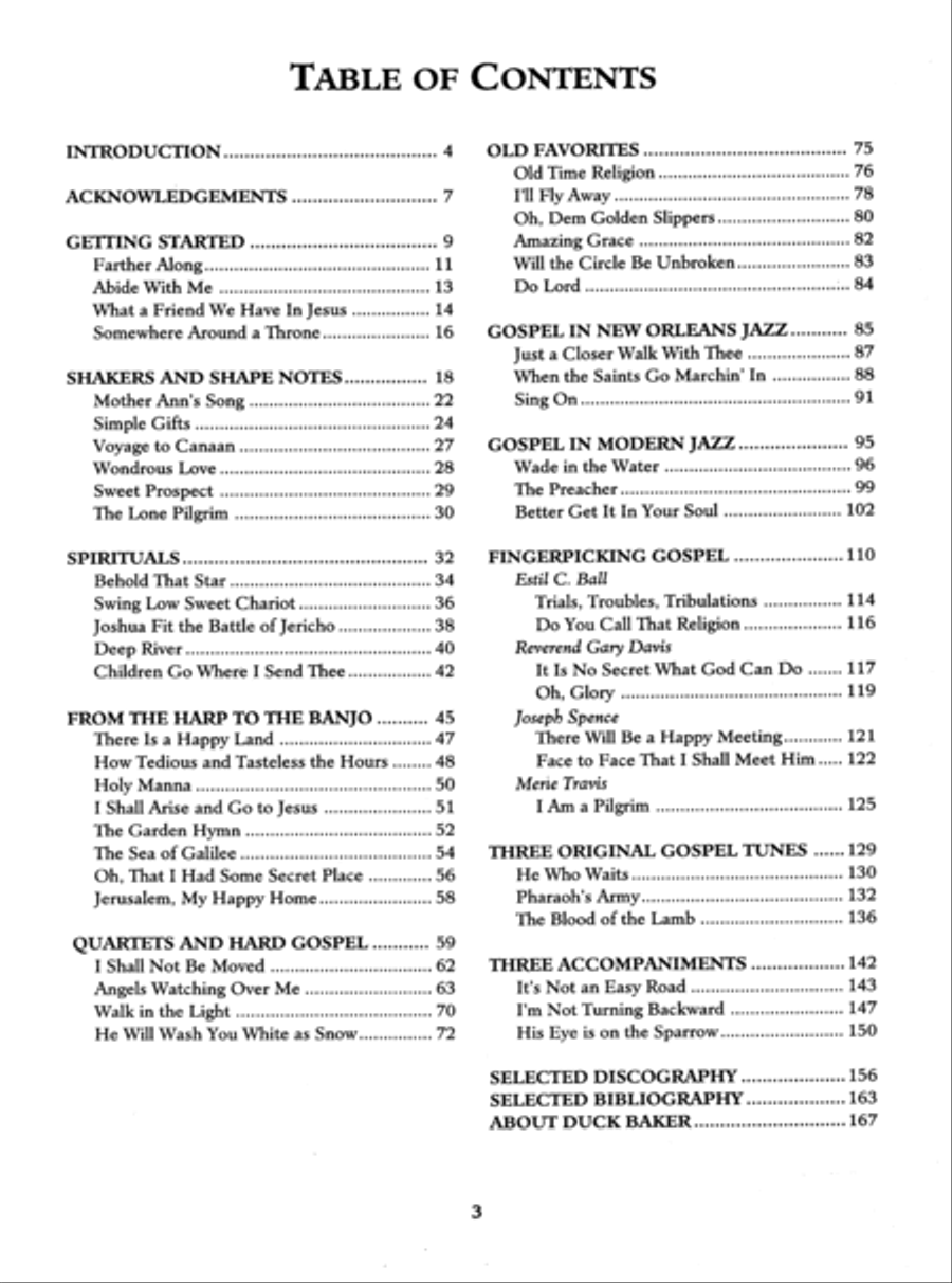 Complete Fingerstyle Gospel Guitar Solo Collection Fingerpicking Guitar scores gallery preview page 4