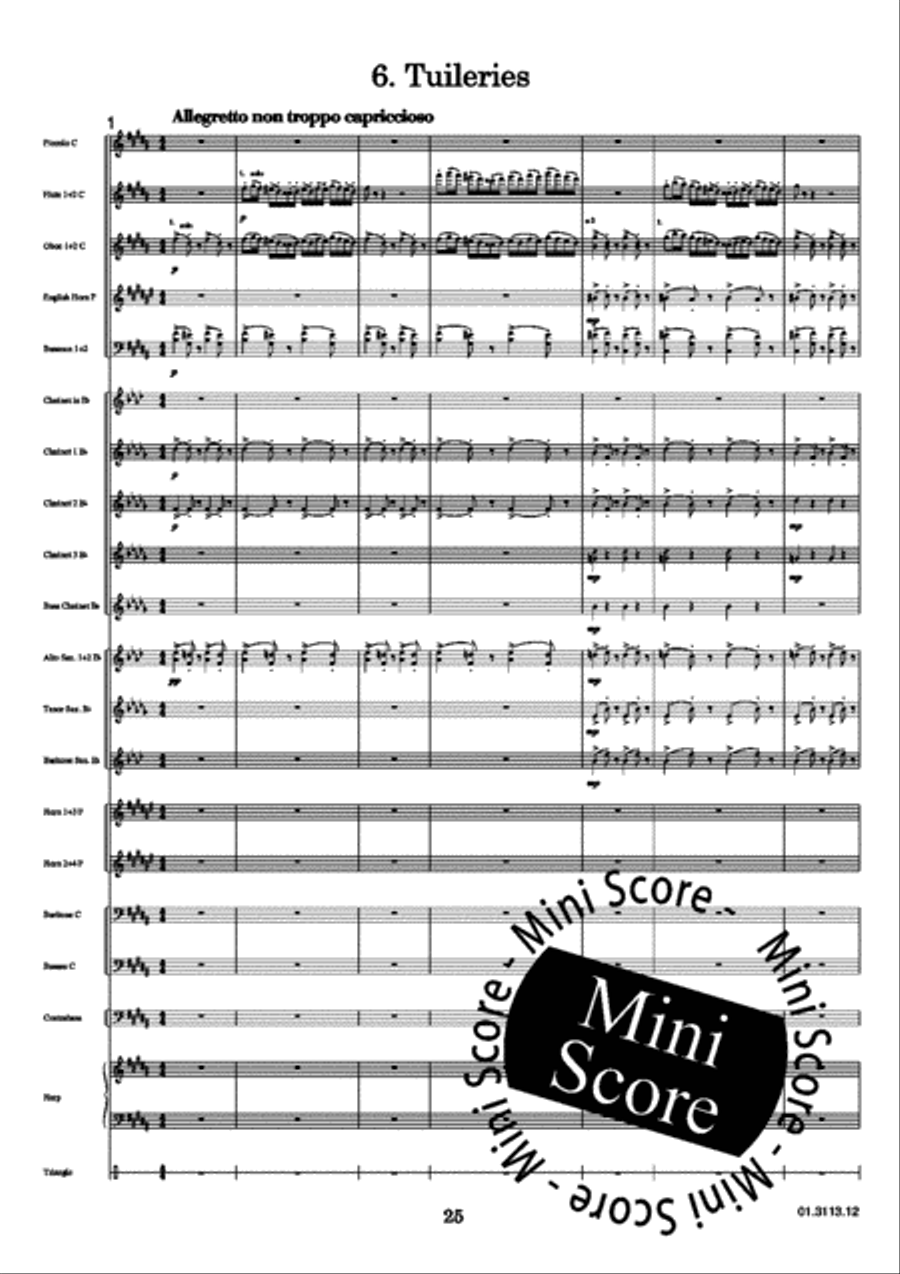 Pictures at an Exhibition Concert Band scores gallery preview page 29