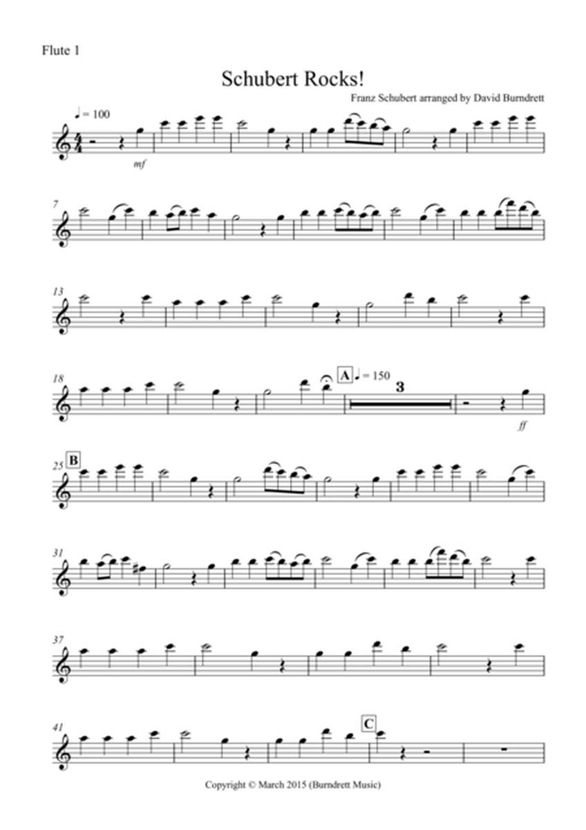 Schubert Rocks! for Flute Quartet