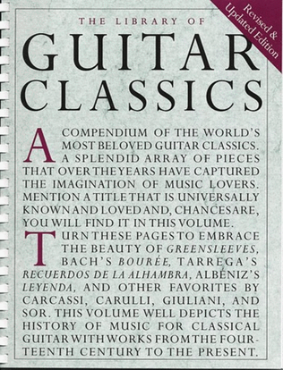 Book cover for Library Of Guitar Classics