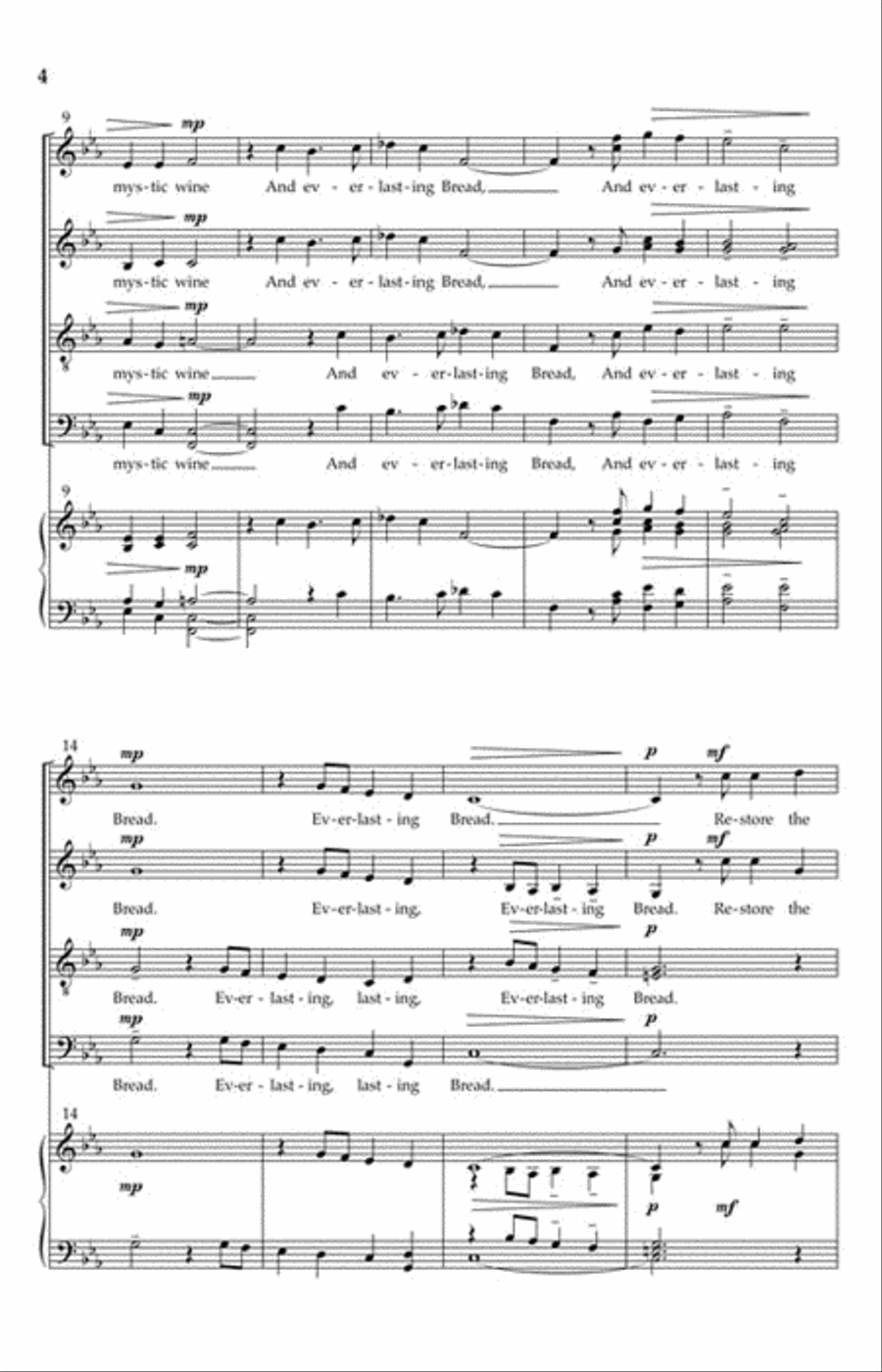 Author of Life Divine Author of Life Divine Choir scores gallery preview page 3