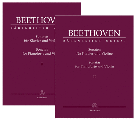 Sonatas for Pianoforte and Violin (Volume I and Volume II)