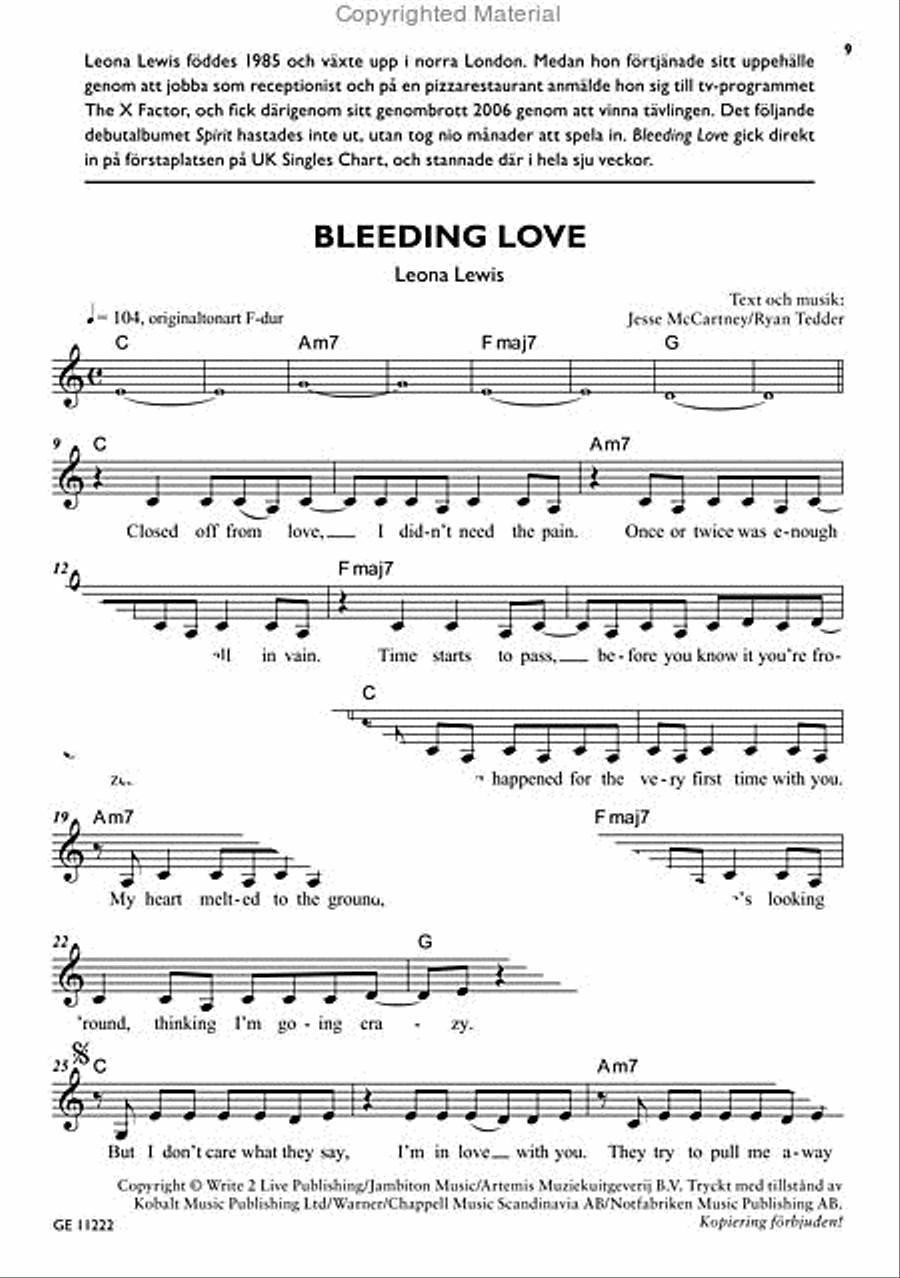 Pop 08 Pop 08 Piano, Vocal, Guitar scores gallery preview page 5