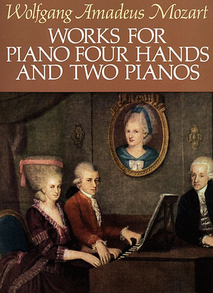 Book cover for Works for Piano Four Hands and Two Pianos