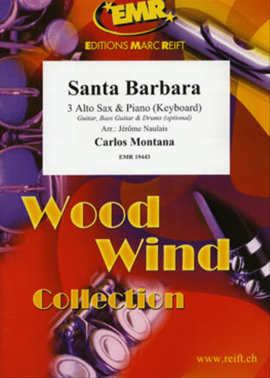 Santa Barbara Santa Barbara Alto Saxophone scores gallery preview page 1