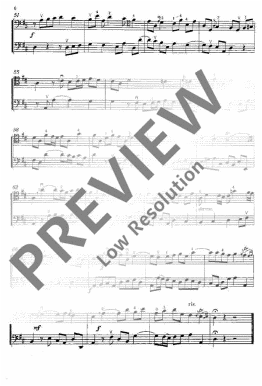 Sonata Cello Solo scores gallery preview page 16