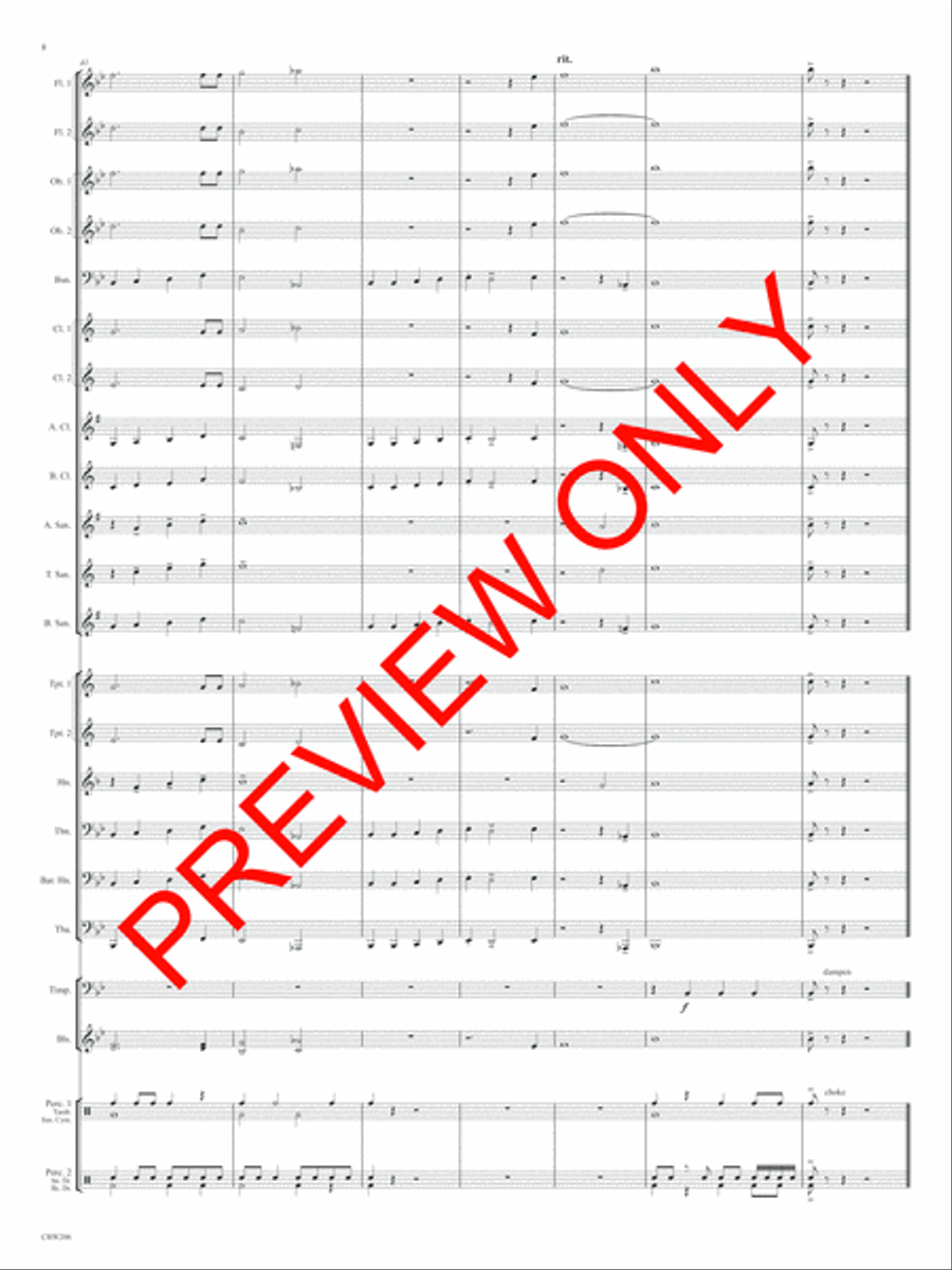 Victorius Concert Band scores gallery preview page 9