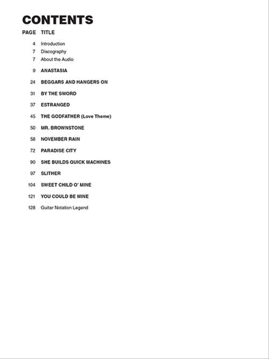 Slash – Signature Licks Electric Guitar scores gallery preview page 3