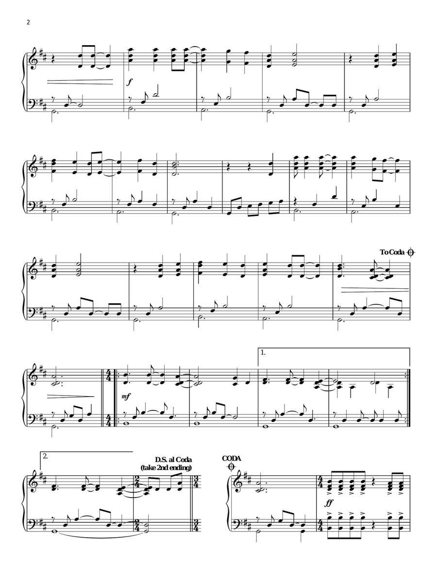 Iris Piano Solo scores gallery preview page 2