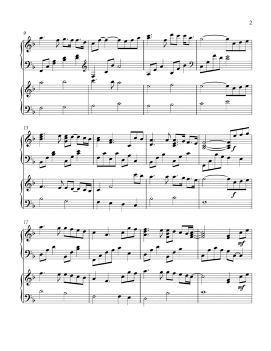 You Raise Me Up Harp scores gallery preview page 3