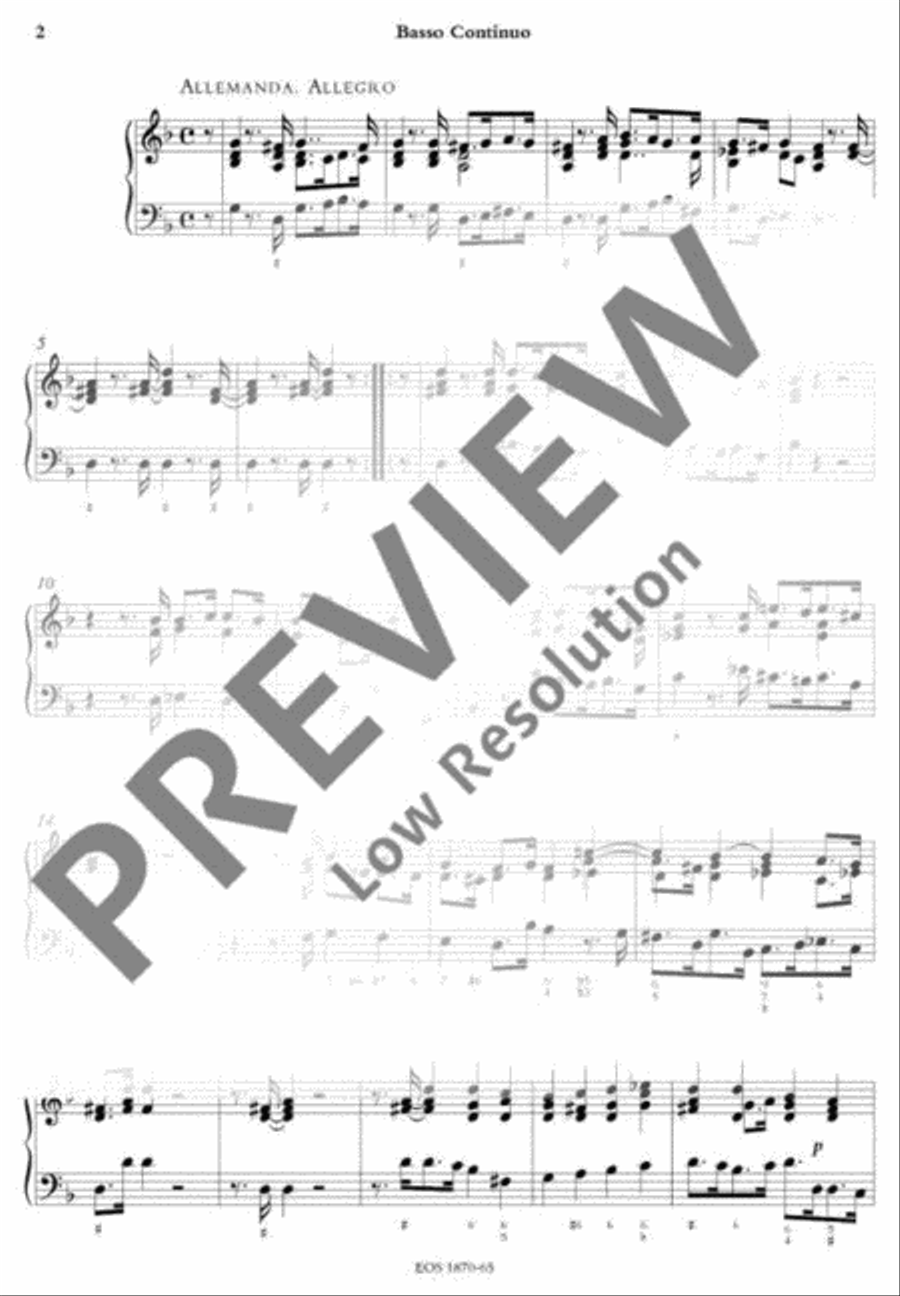 Concerto Grosso Basso Continuo scores gallery preview page 3
