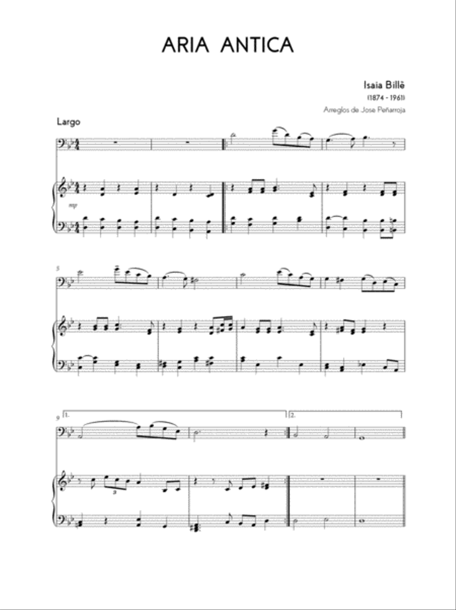 Aria Antica Small Ensemble scores gallery preview page 3