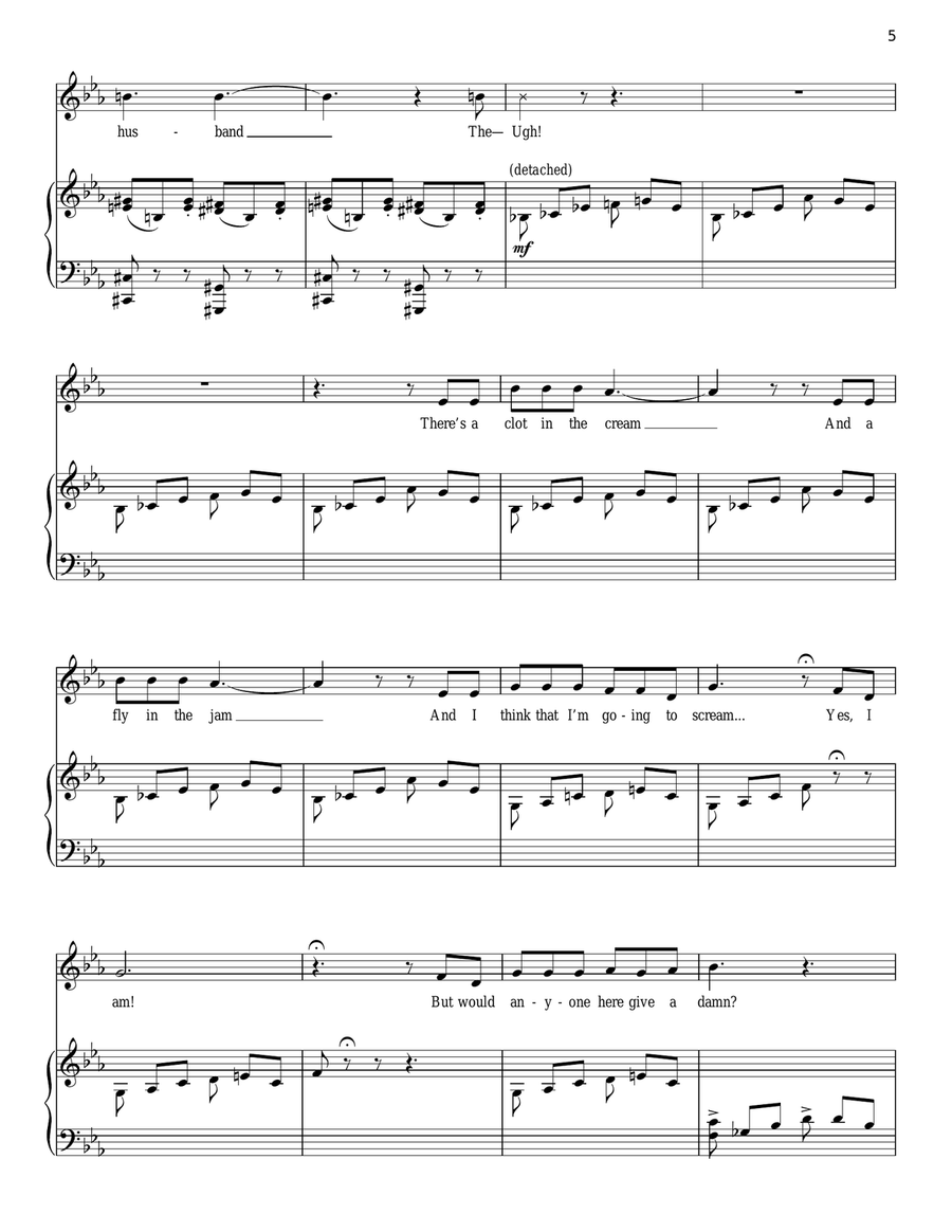 My Husband The Pig Voice scores gallery preview page 5