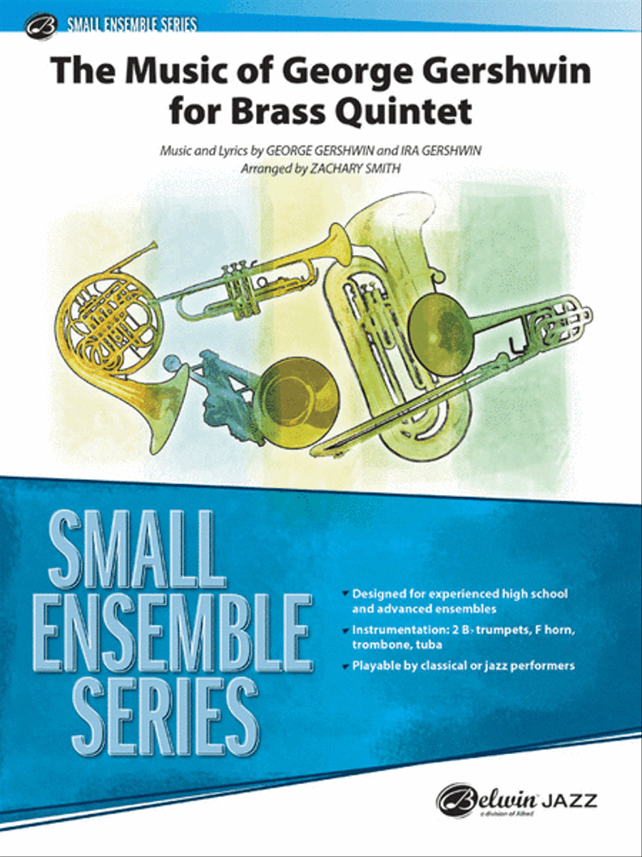 The Music of George Gershwin for Brass Quintet Jazz Ensemble scores gallery preview page 1