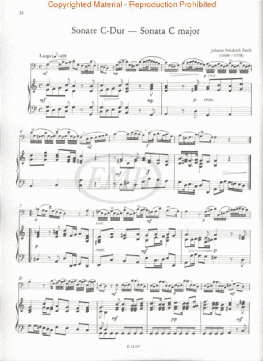 Baroque Sonatas – Volume 2 Bassoon Solo scores gallery preview page 3