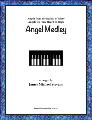 Book cover for Angel Medley - Quiet Christmas Piano