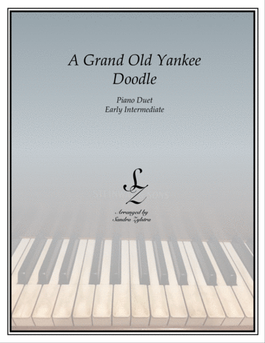 A Grand Old Yankee Doodle (1 piano, 4 hands duet) 1 Piano, 4-Hands scores gallery preview page 1