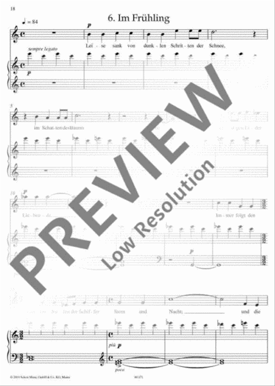 Trakl-Lieder I Tenor Voice scores gallery preview page 19