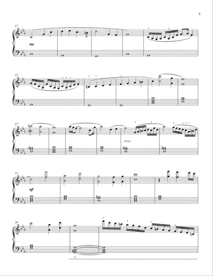 The Sorrowing Meadows - Dust: An Elysian Tail (Piano Selections) Piano Solo scores gallery preview page 4