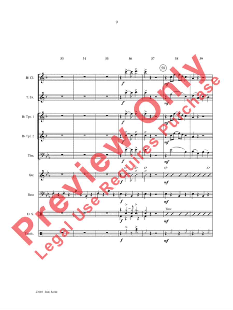 Swing Low, Sing Low Choir scores gallery preview page 10