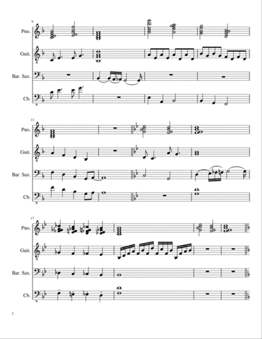 Pepe The Frog Pepe The Frog Piano, Vocal, Guitar scores gallery preview page 2