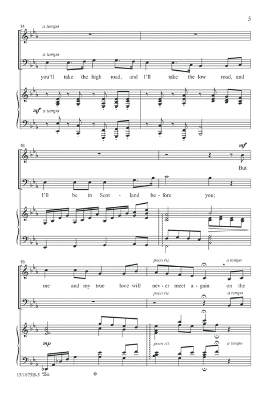 Loch Lomond 4-Part scores gallery preview page 6