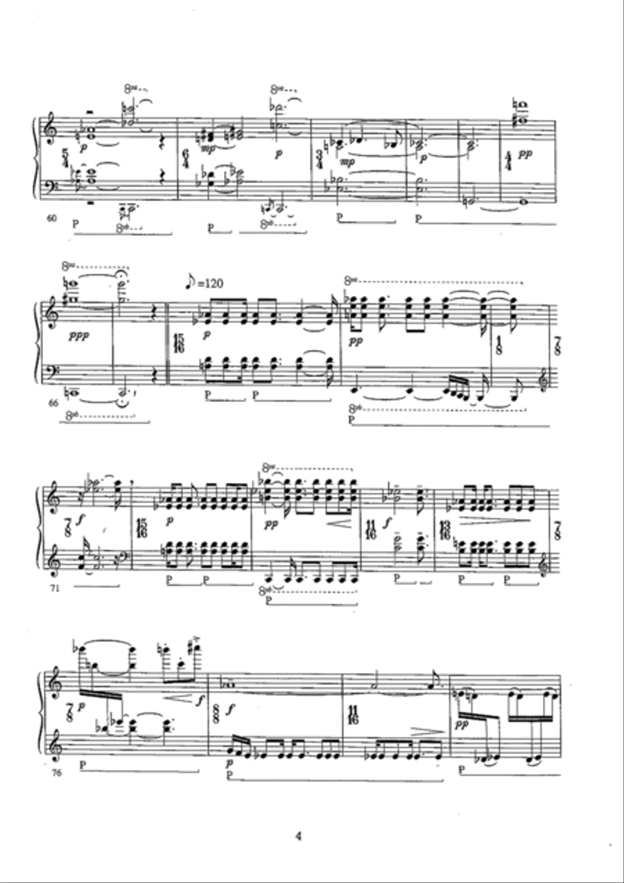 NORY for Piano (피아노 독주를 위한 놀이) Piano Solo scores gallery preview page 4