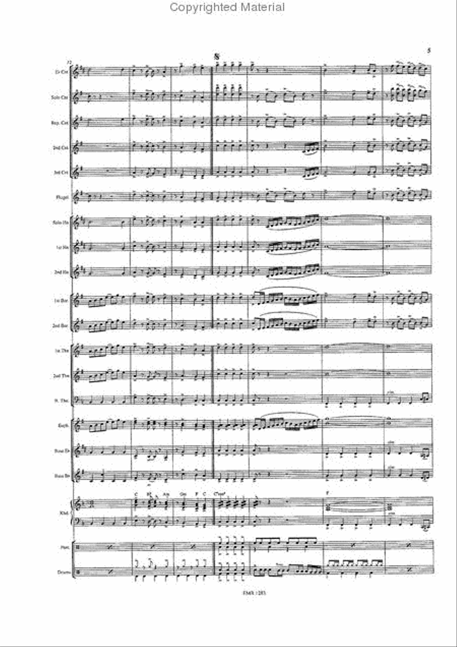 Y.M.C.A. Brass Band scores gallery preview page 5