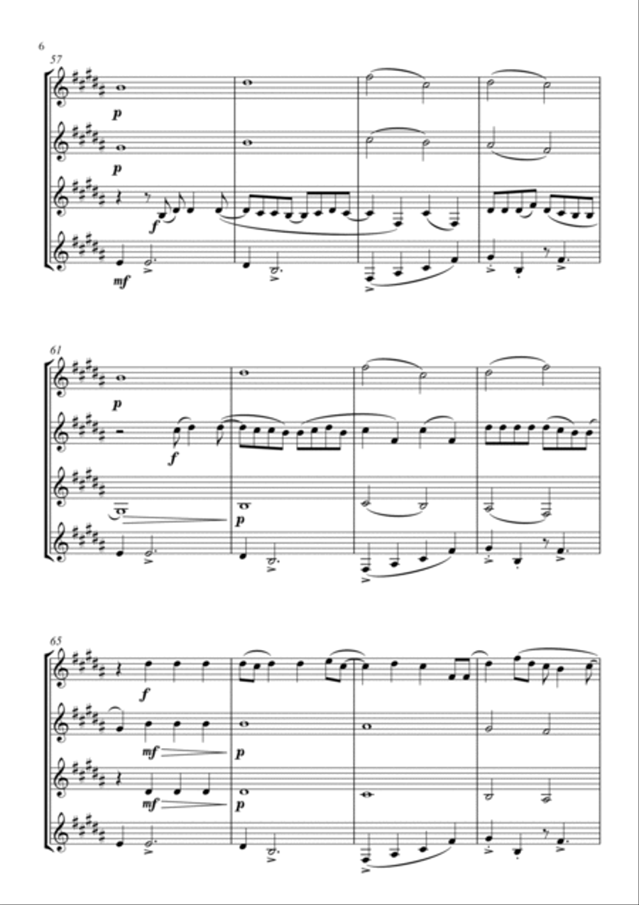 Good 4 U Woodwind Quartet scores gallery preview page 6
