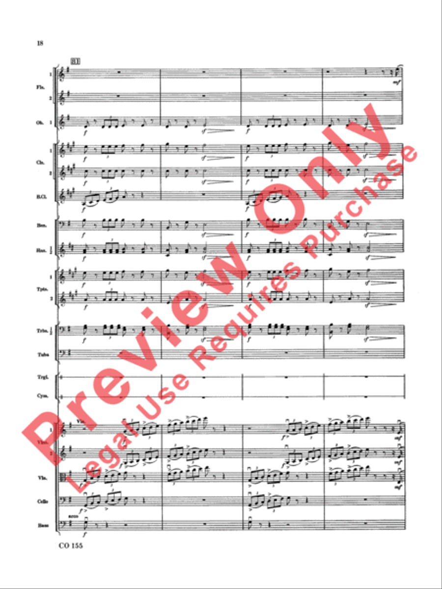 Nutcracker Set 2-march/trepak Full Orchestra scores gallery preview page 19