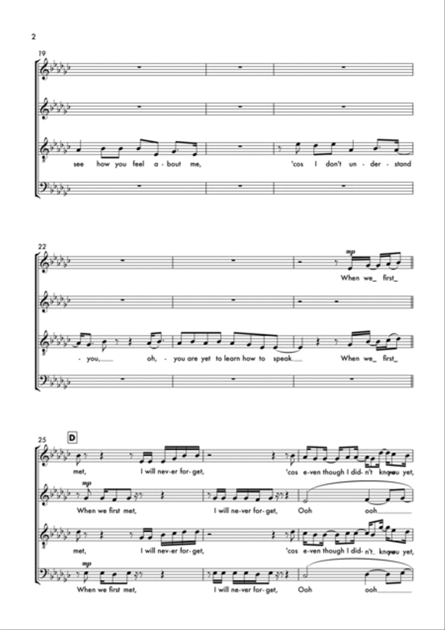 Think About Things 4-Part scores gallery preview page 2