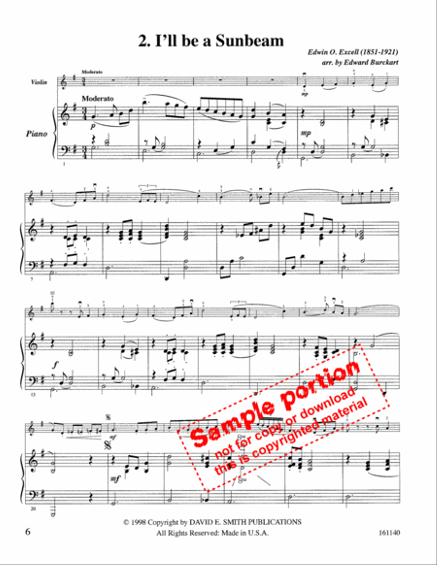 Sacred Violin Solos Vol. Two Violin Solo scores gallery preview page 3