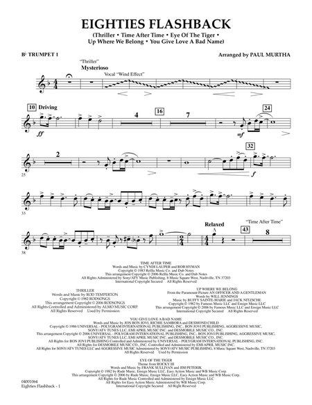 Eighties Flashback - Bb Trumpet 1