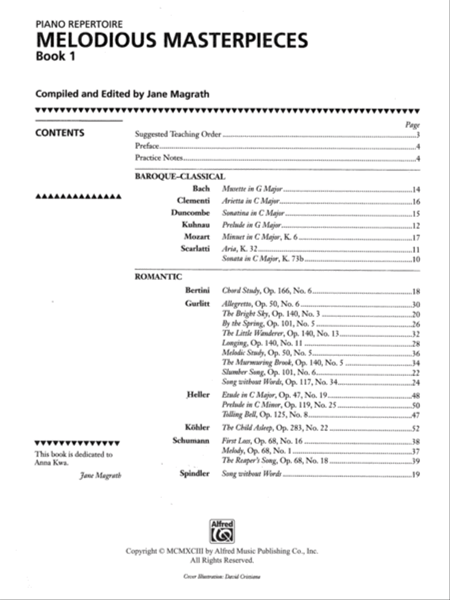 Melodious Masterpieces, Book 1 Piano Solo scores gallery preview page 6