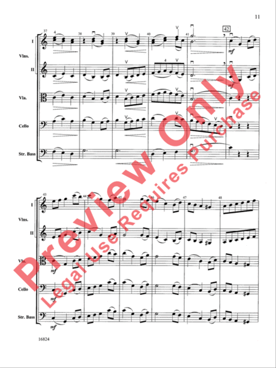 Geometric Dances Geometric Dances String Orchestra scores gallery preview page 12