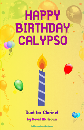 Happy Birthday Calypso, for Clarinet Duet