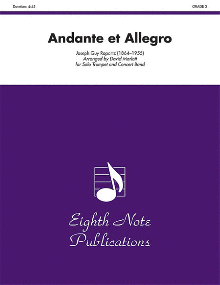 Andante et Allegro Concert Band scores gallery preview page 1